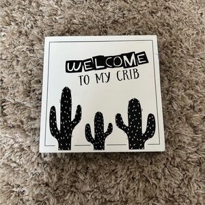 Welcome to My Crib Wall Art